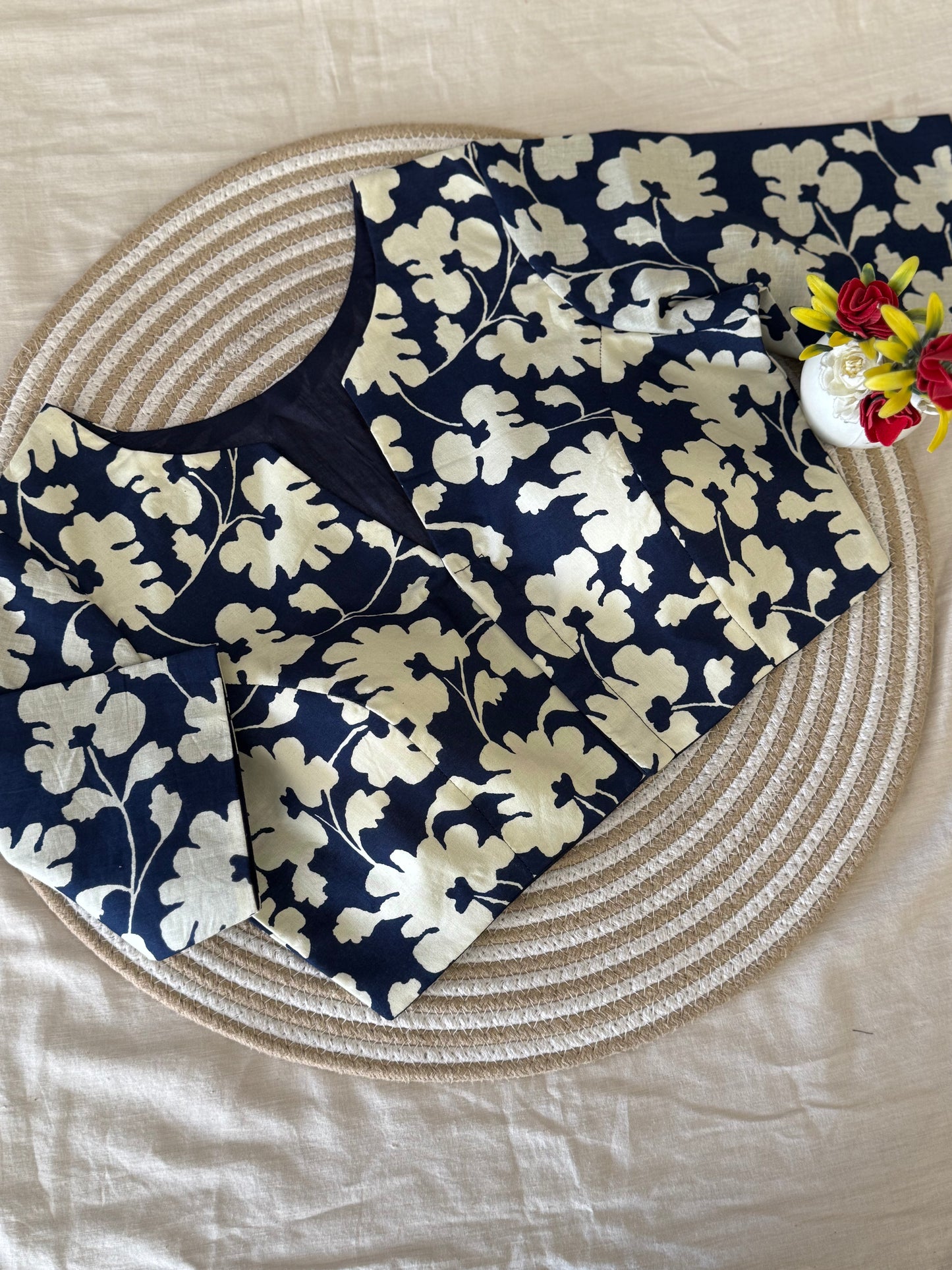 Neelanjana Cotton Elbow Sleeves Blouse