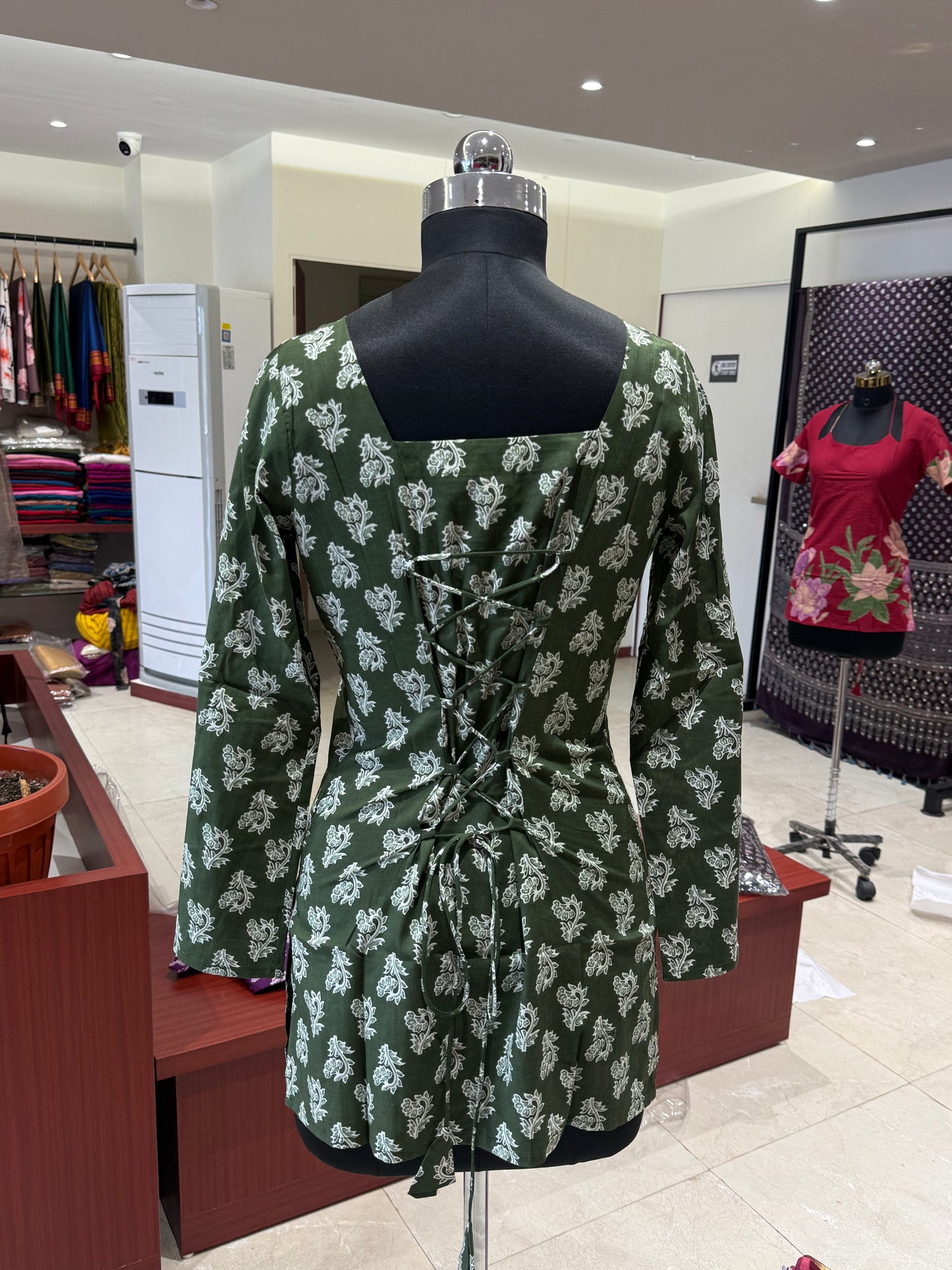 Sarita Green Short Kurti