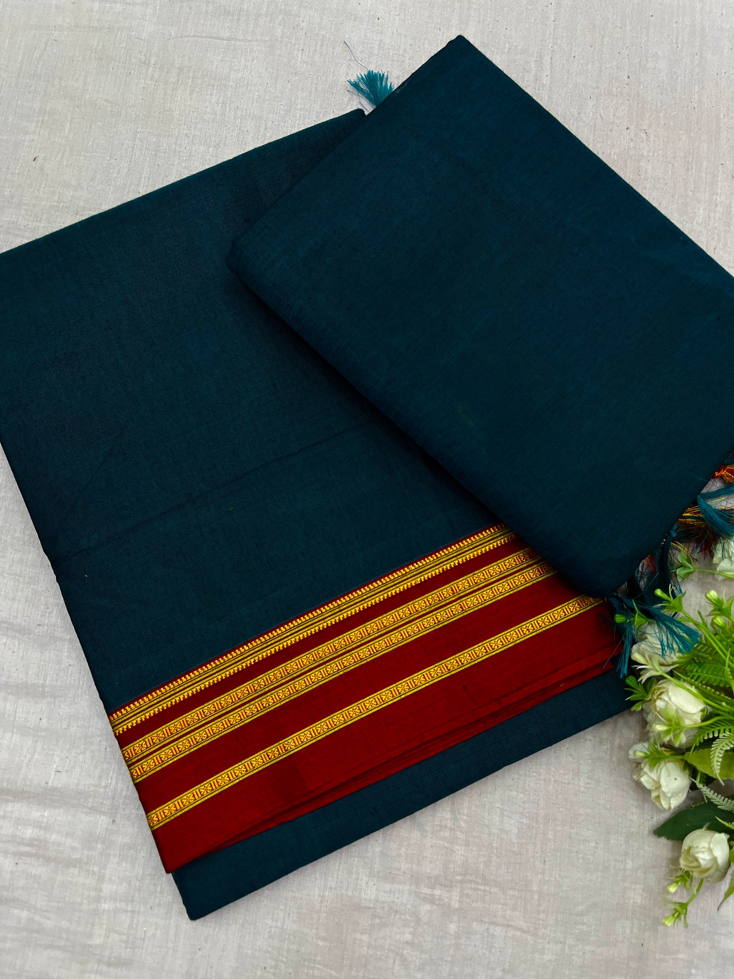 Morpankh Gayathri Border Rayon Cotton Ilkal Sarees