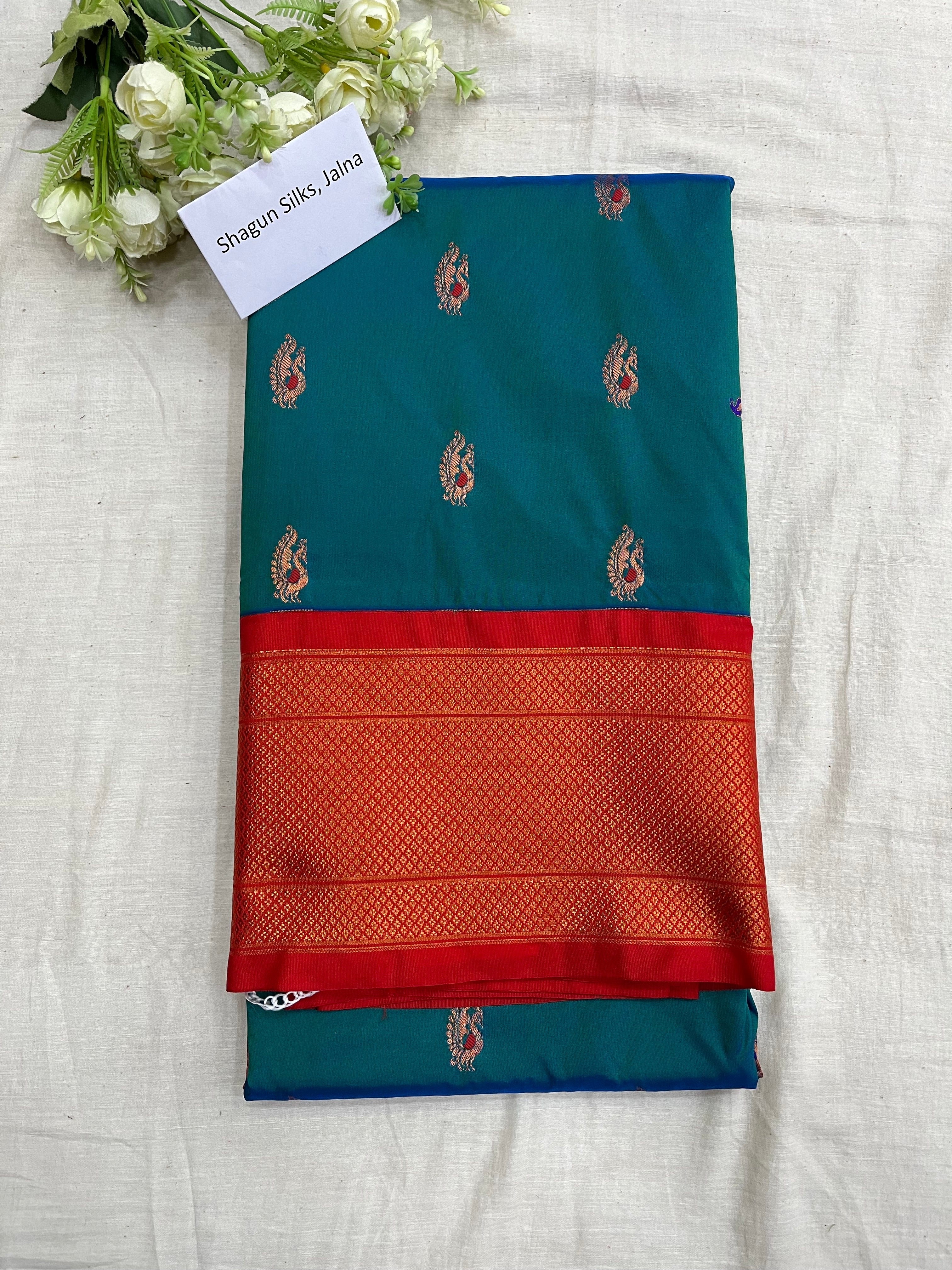 Buy Pure Silk Saree Online at Om Paithani