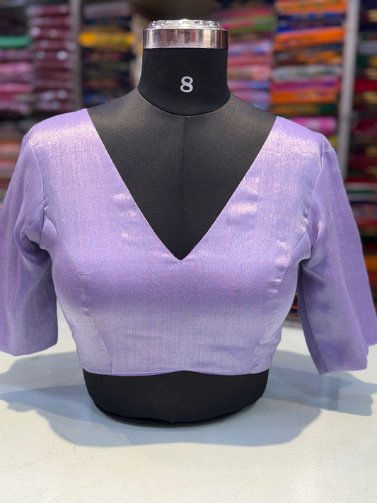 Lavender Elastic Fit Blouse