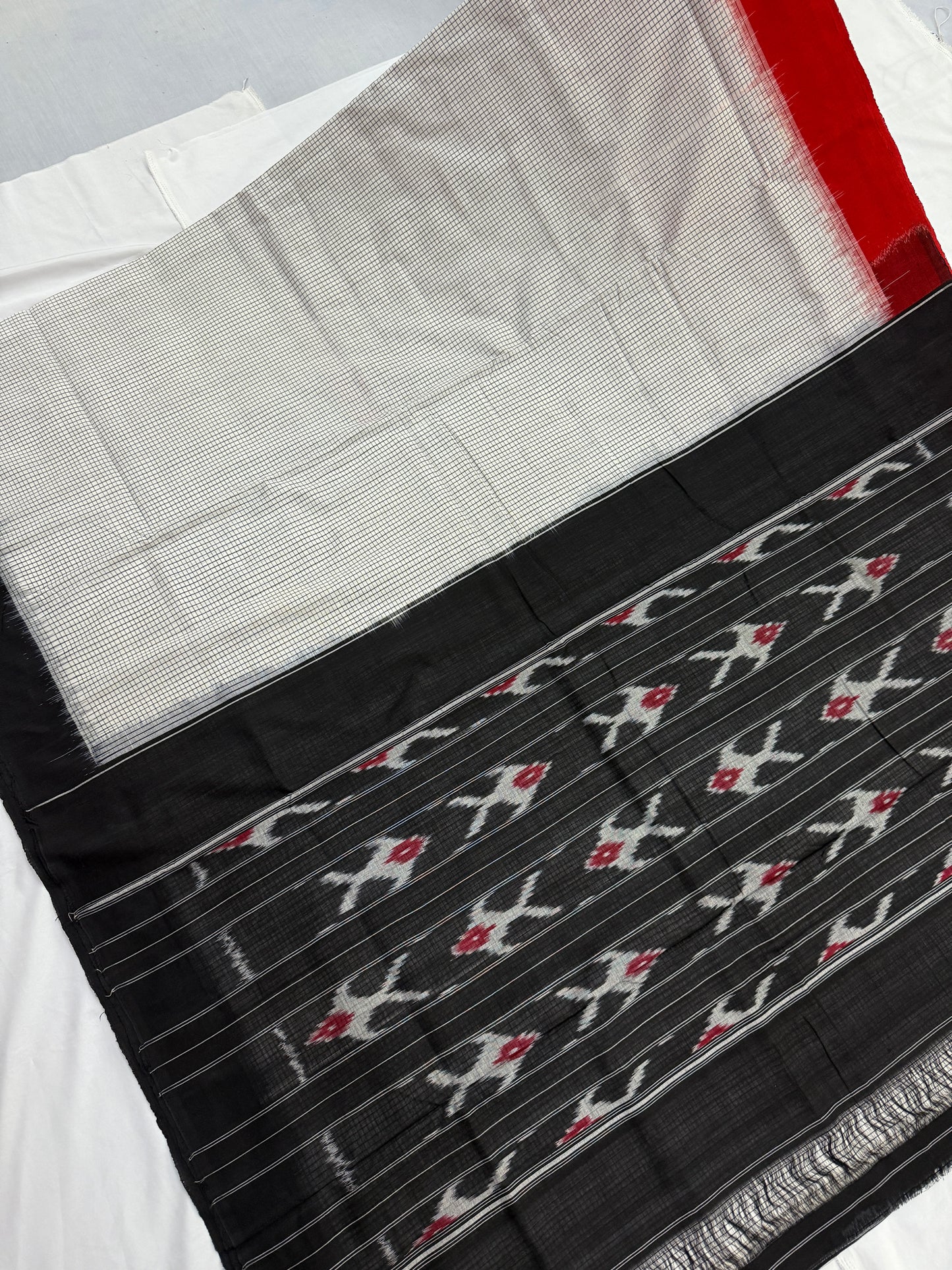 Handloom Single Ikkat Saree 10