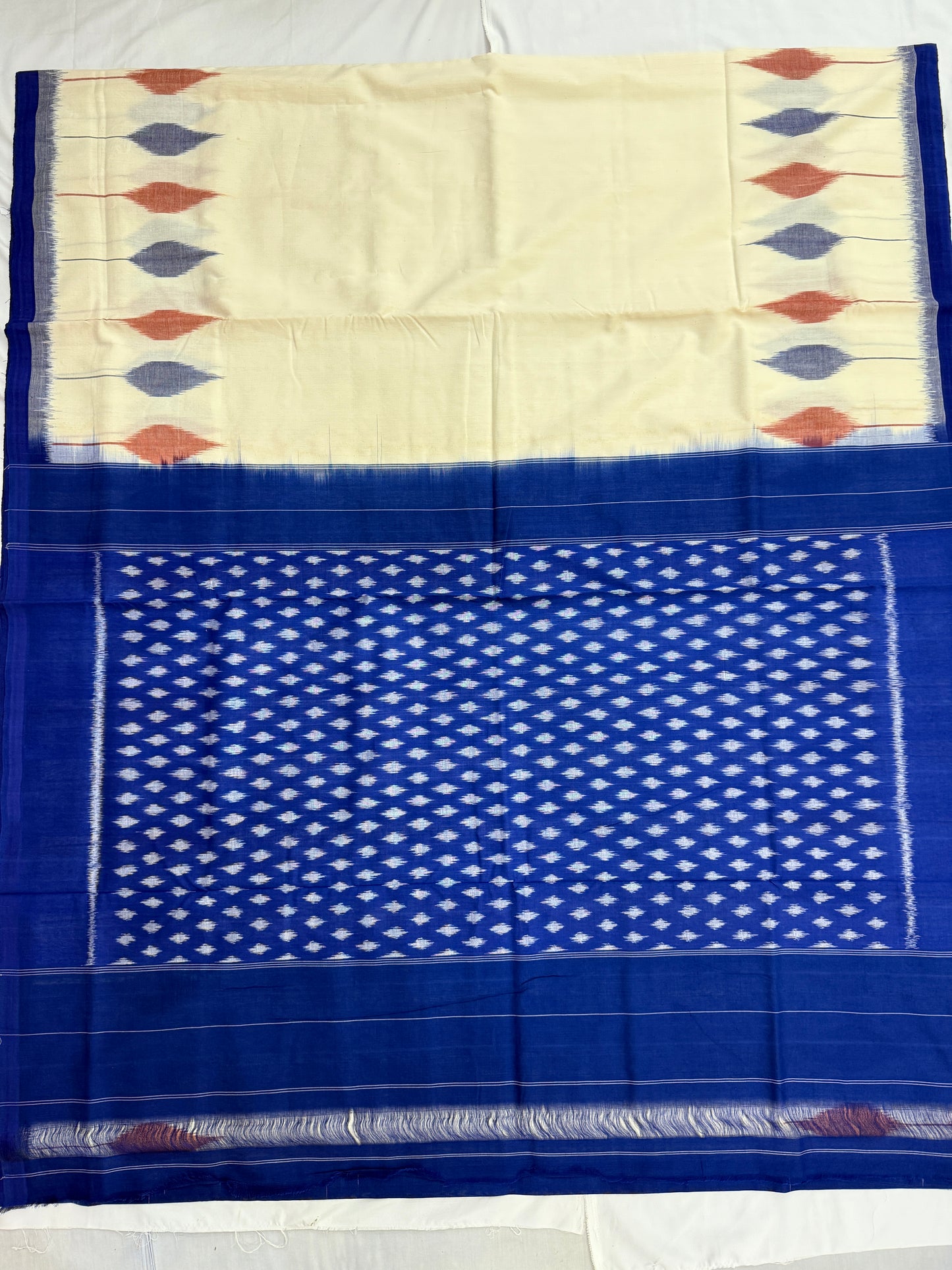 Handloom Single Ikkat Saree 09