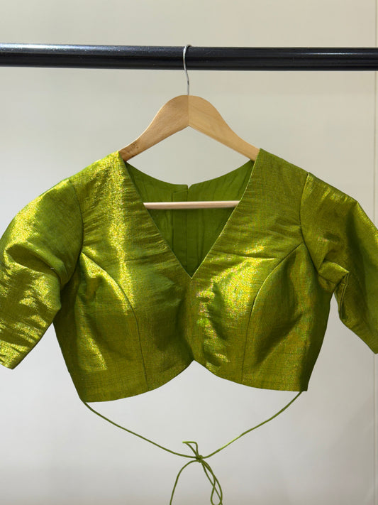 Lyril Butterfly Tissue Mulmul Blouse