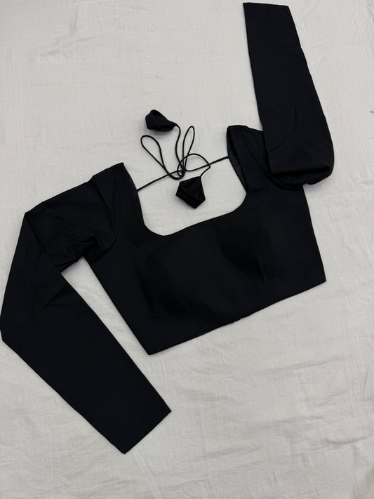 Black Full Sleeves blouse