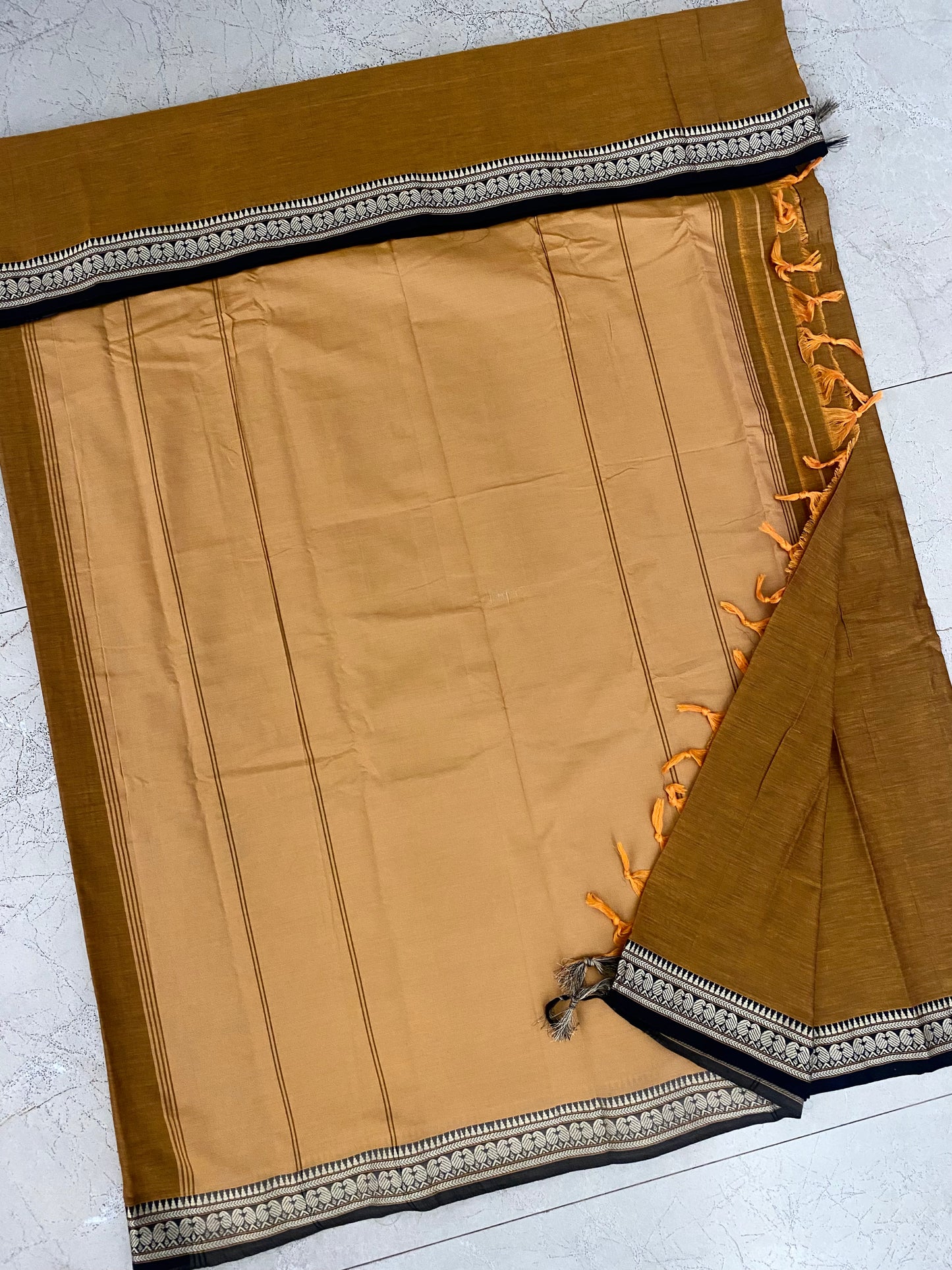 Vijaypura Kairi Border Cotton Saree - 02
