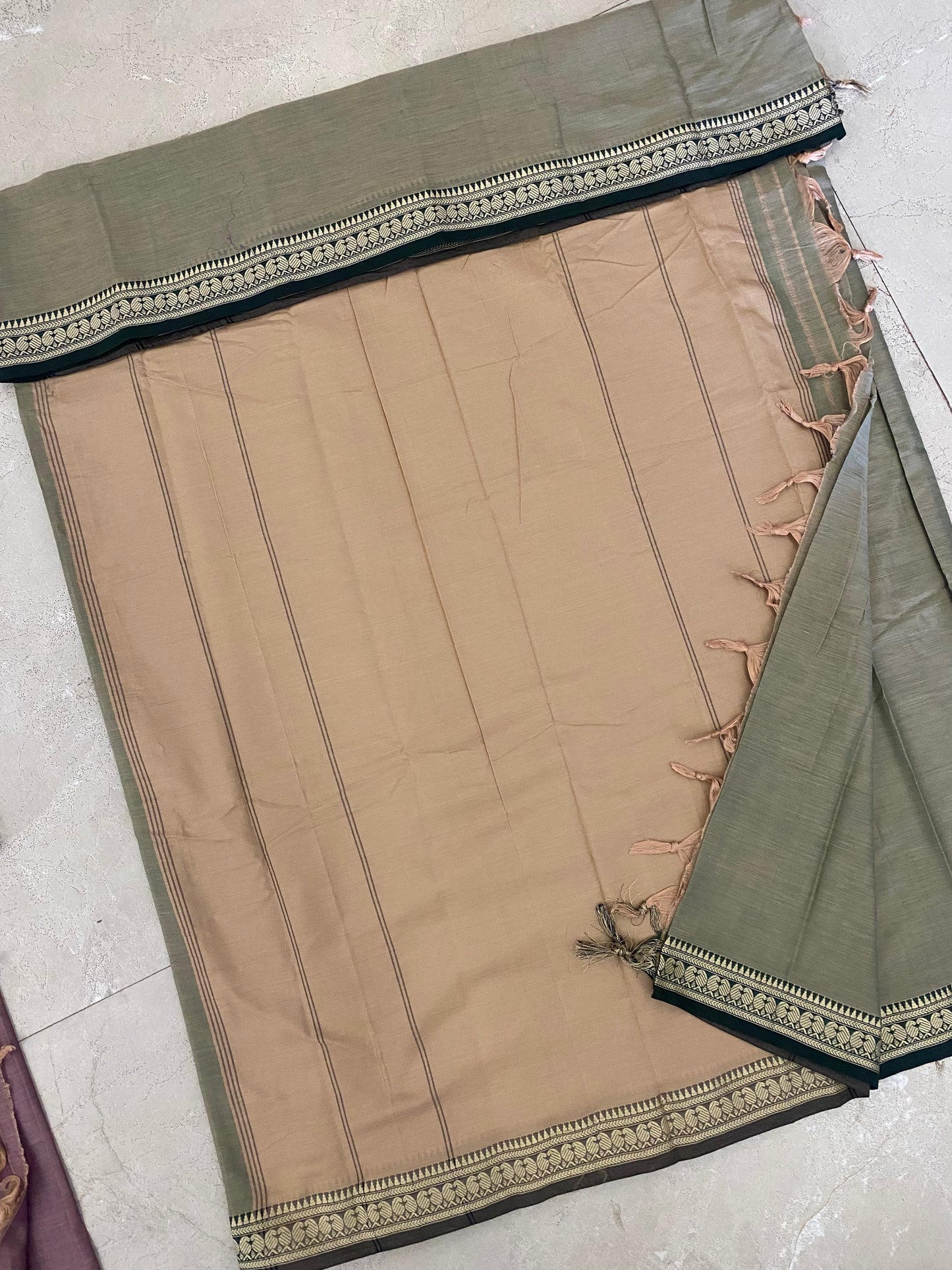 Vijaypura Kairi Border Cotton Saree - 03