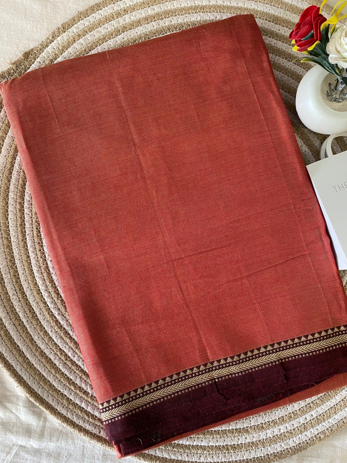Vijaypura Aari Border Cotton Saree - 15