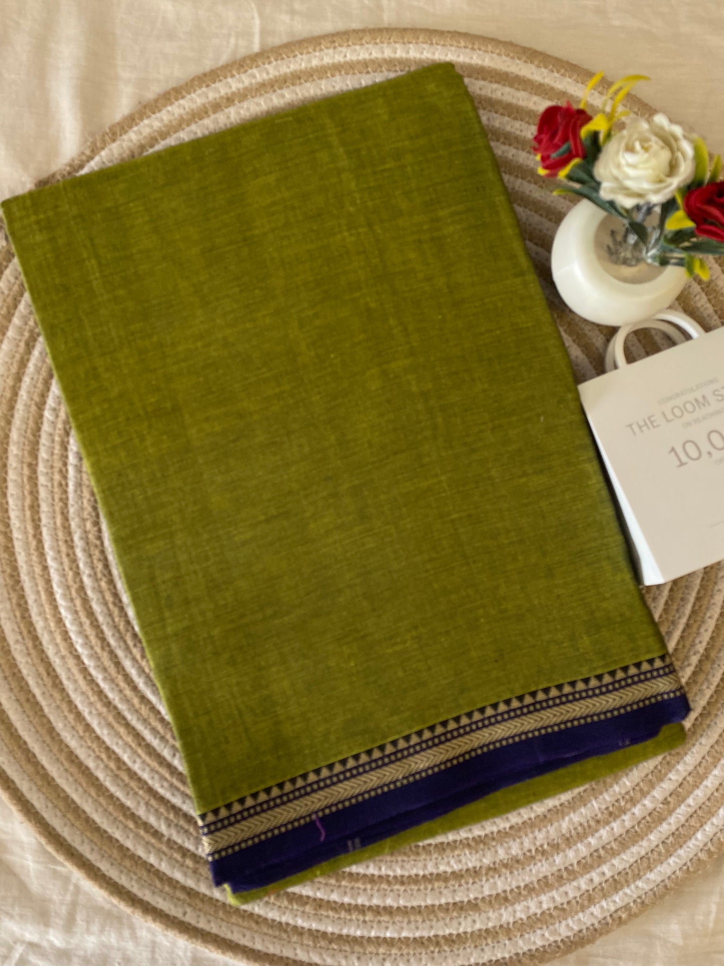 Vijaypura Aari Border Cotton Saree - 18