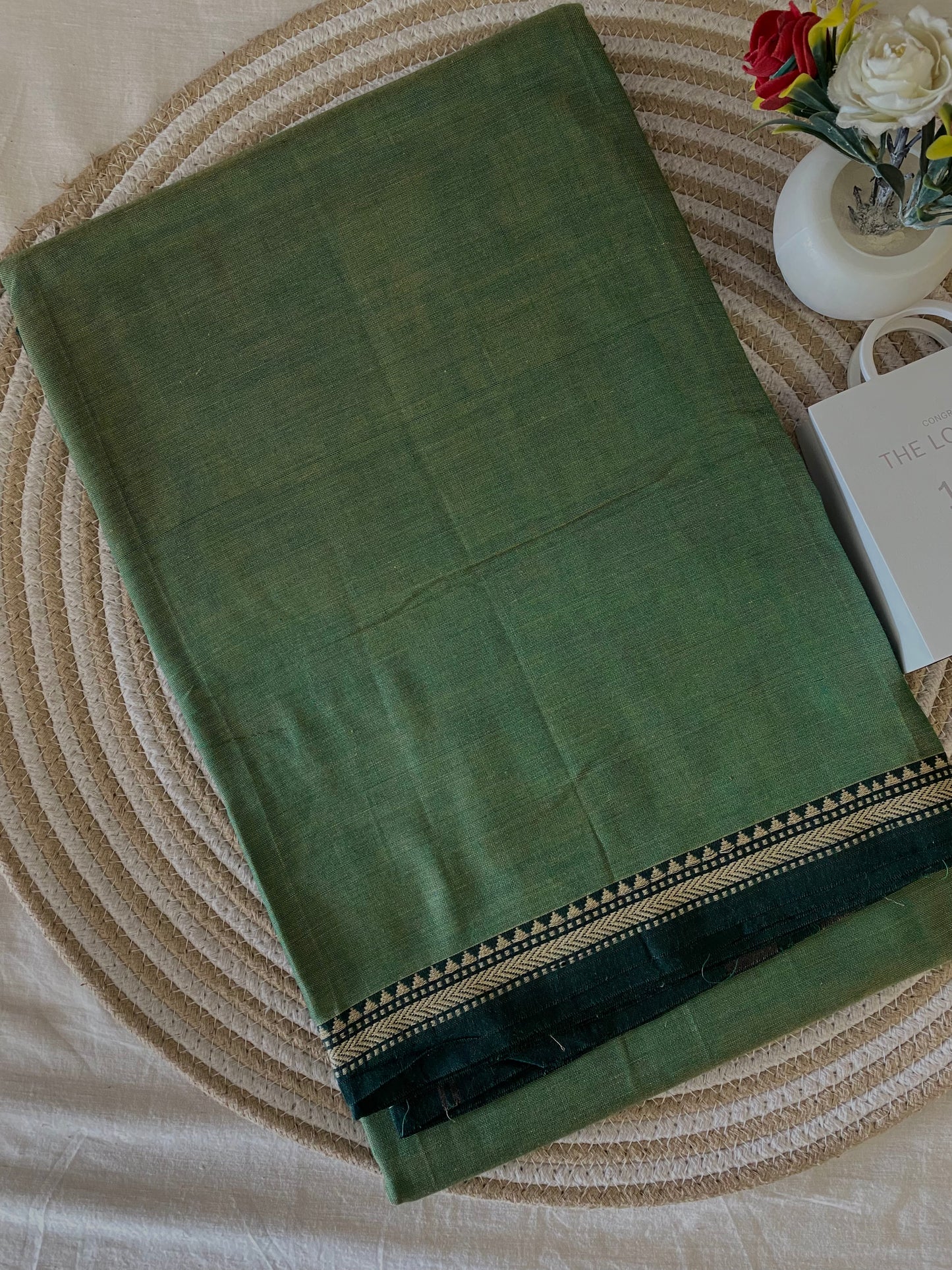 Vijaypura Aari Border Cotton Saree - 21
