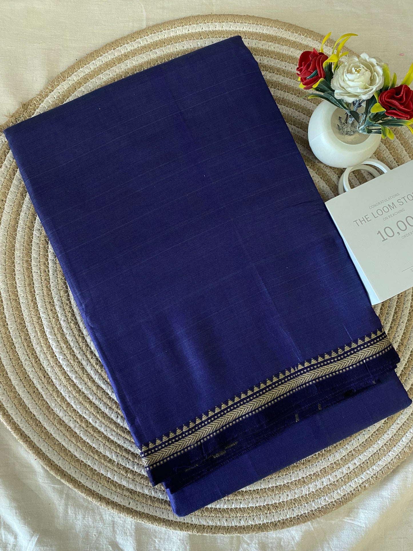 Vijaypura Aari Border Cotton Saree - 22