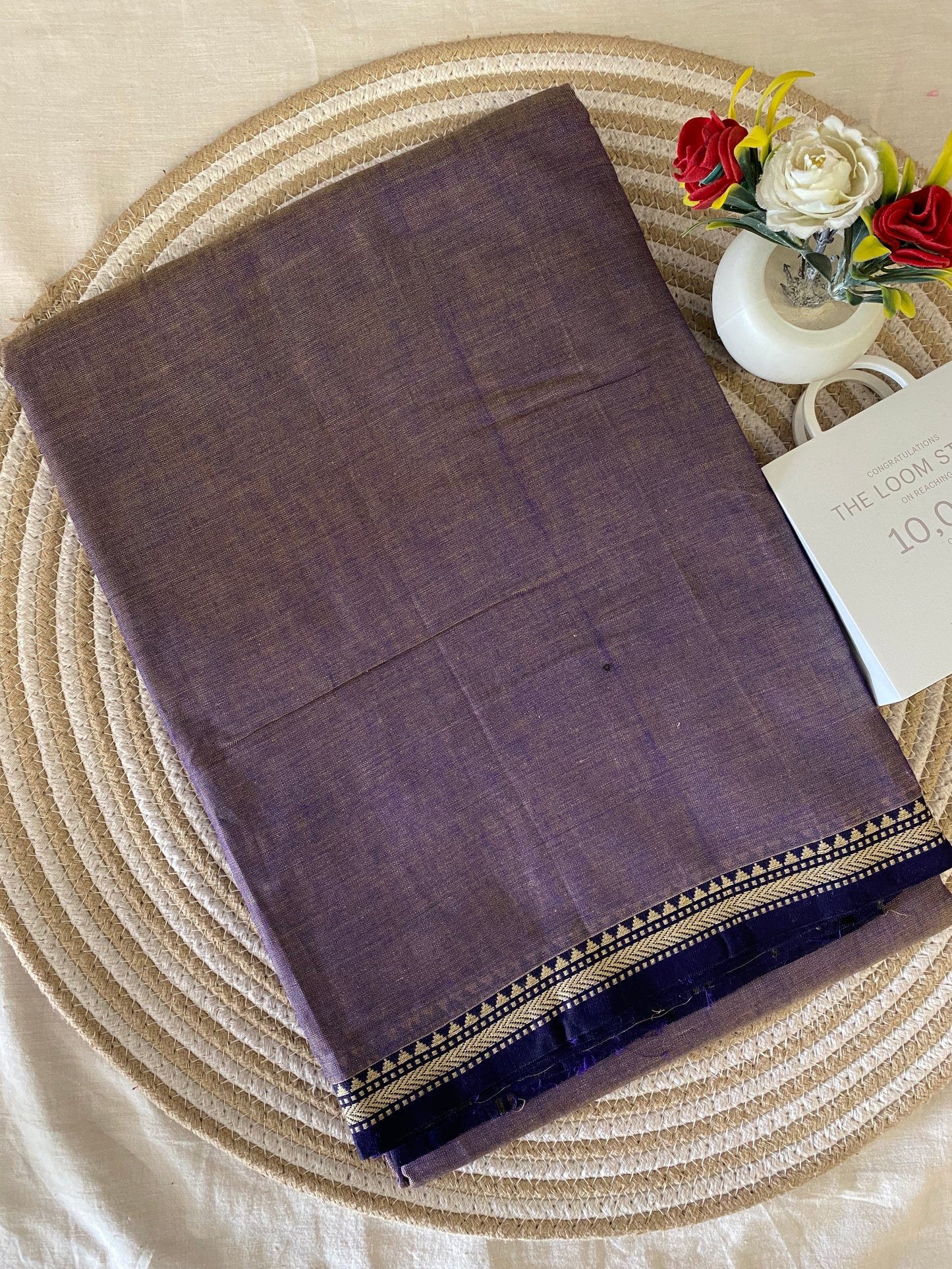 Vijaypura Aari Border Cotton Saree - 23