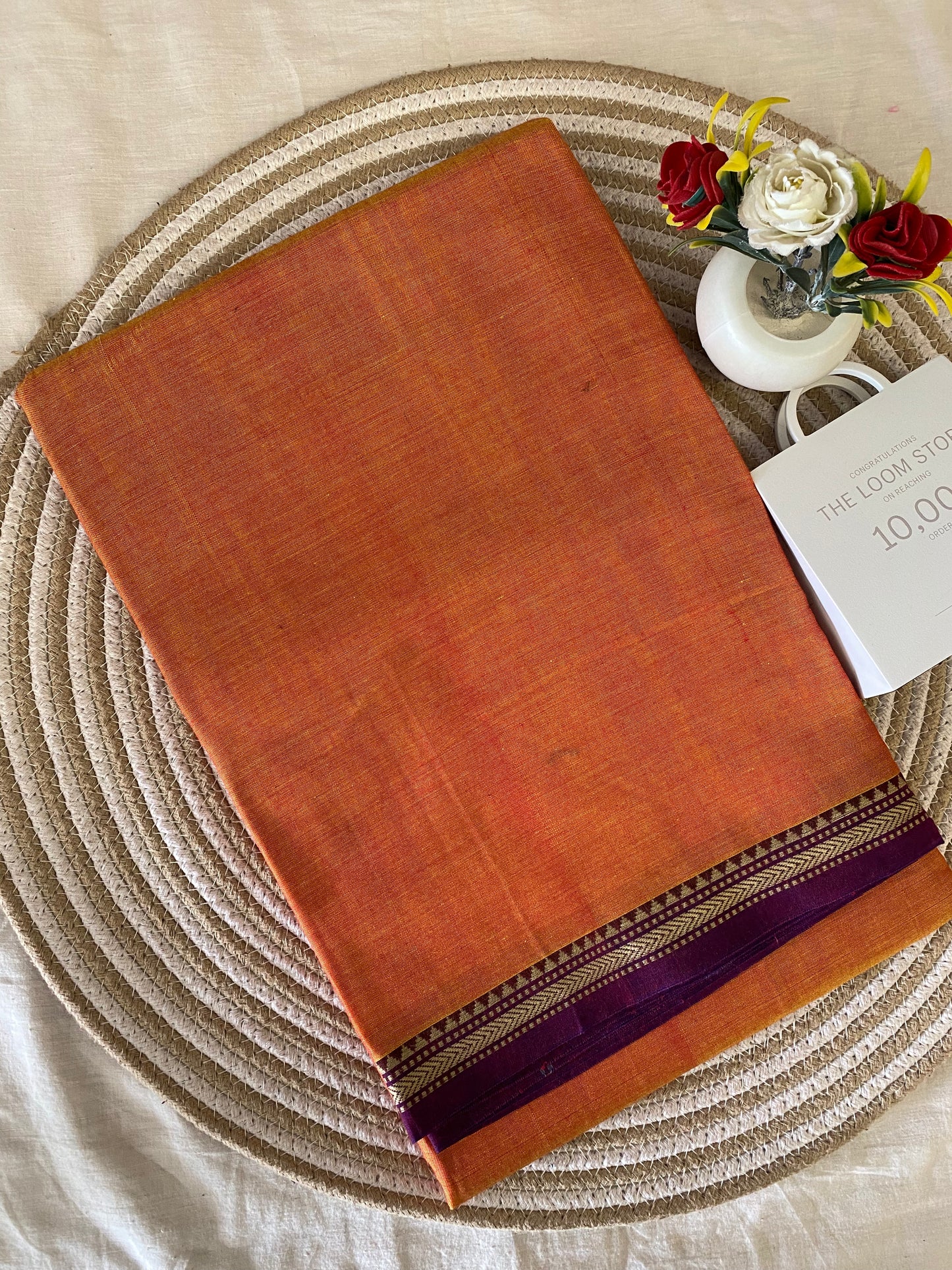 Vijaypura Aari Border Cotton Saree - 24