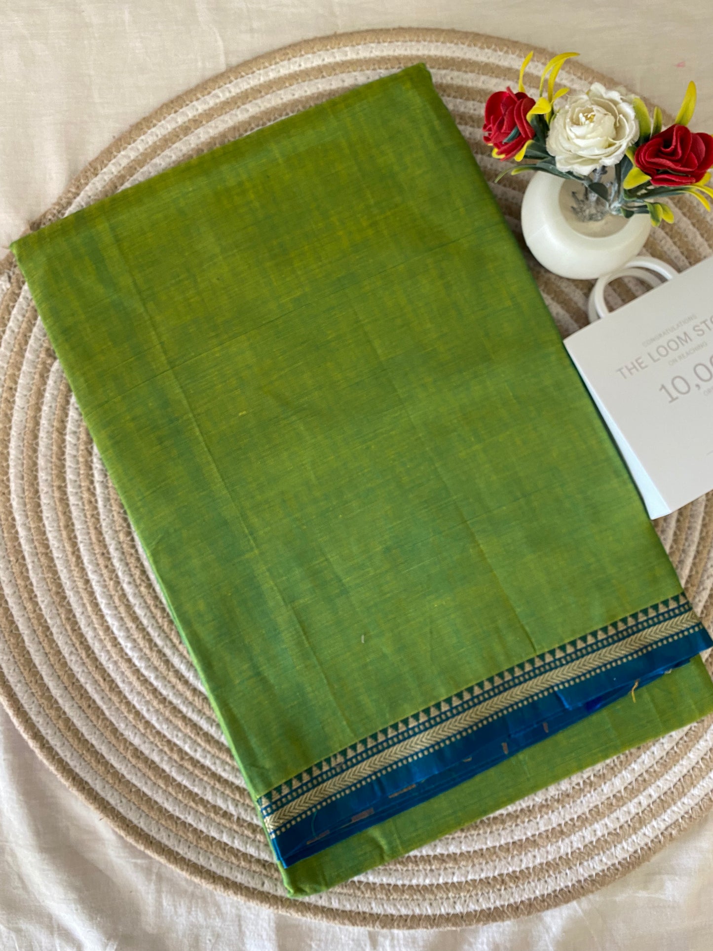 Vijaypura Aari Border Cotton Saree - 26