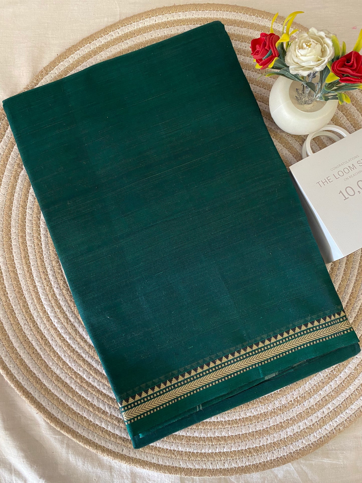 Vijaypura Aari Border Cotton Saree - 28