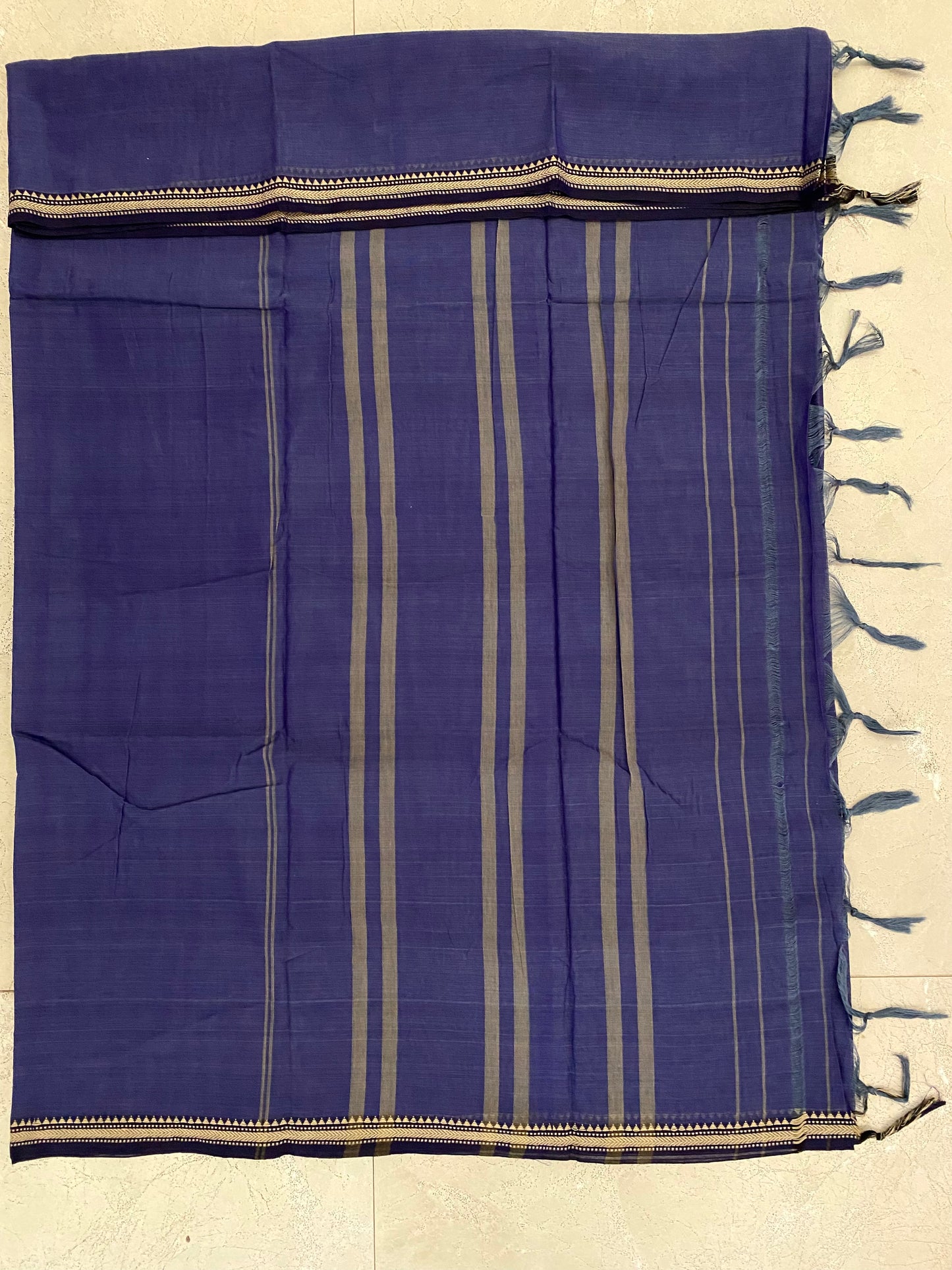 Vijaypura Aari Border Cotton Saree - 22