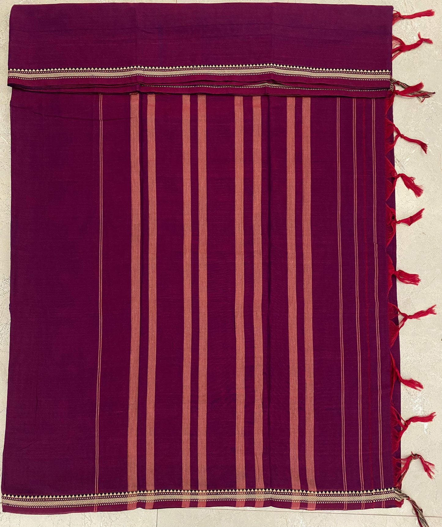 Vijaypura Aari Border Cotton Saree - 25