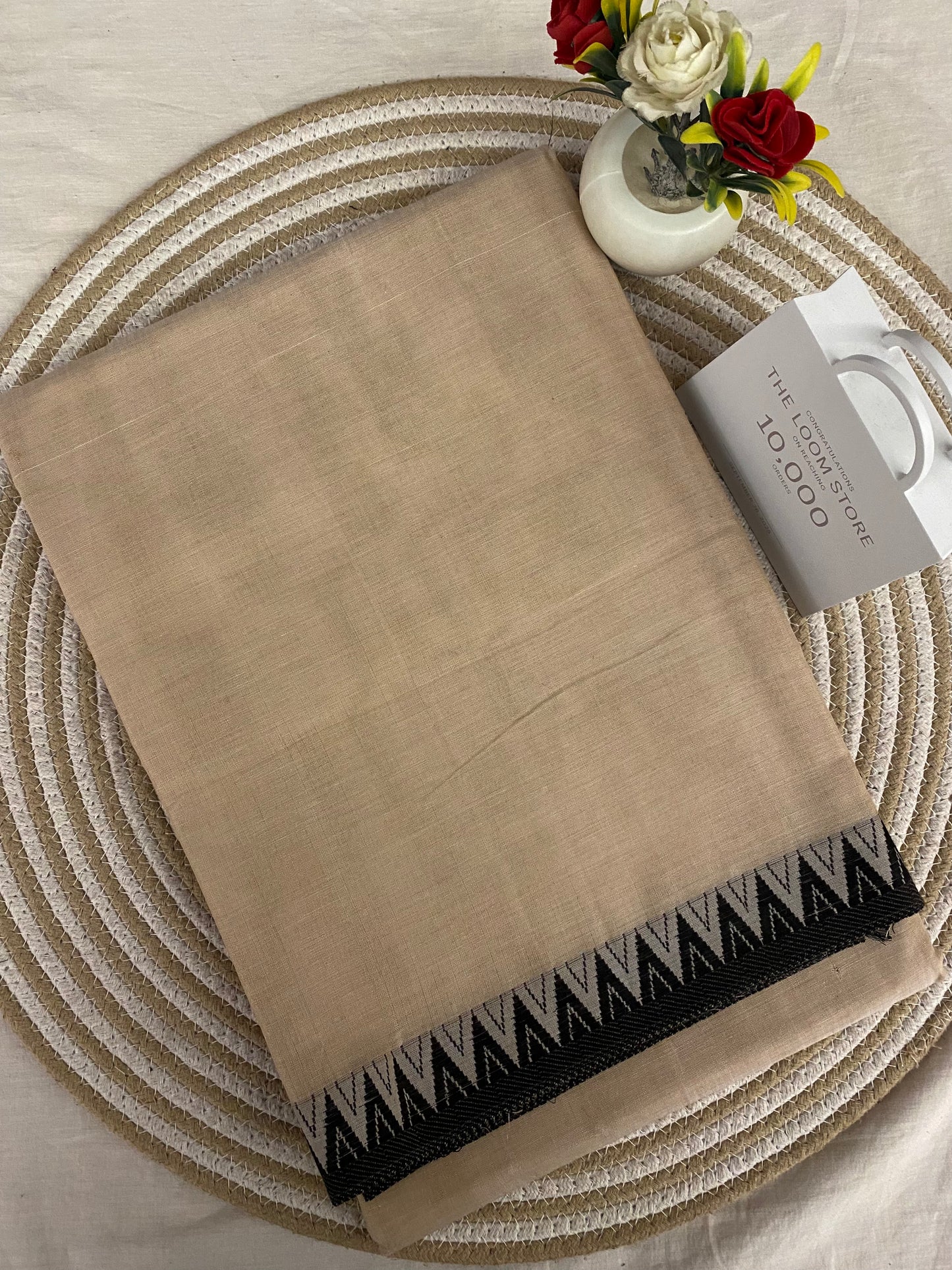 Vijaypura Temple Border Cotton Saree - 04