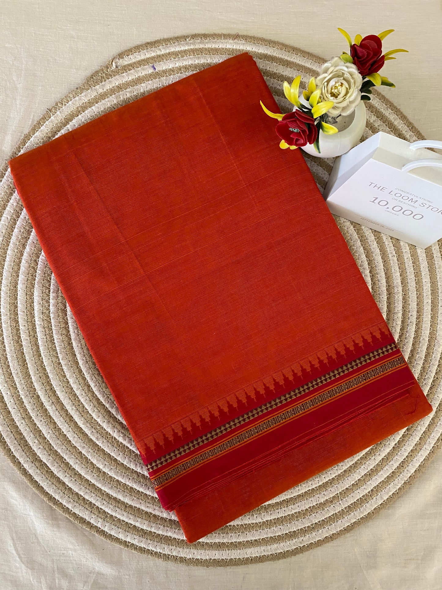 Vijaypura Narayanpet Border Cotton Saree - 01