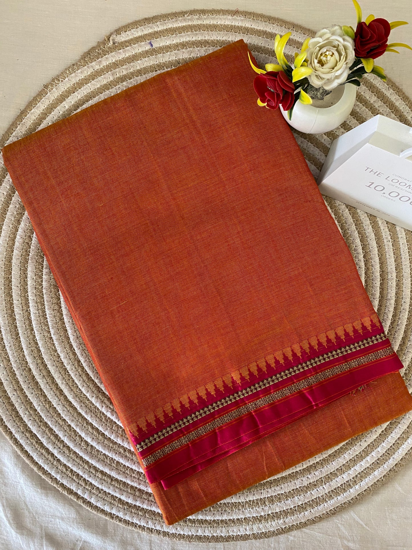 Vijaypura Narayanpet Border Cotton Saree - 06