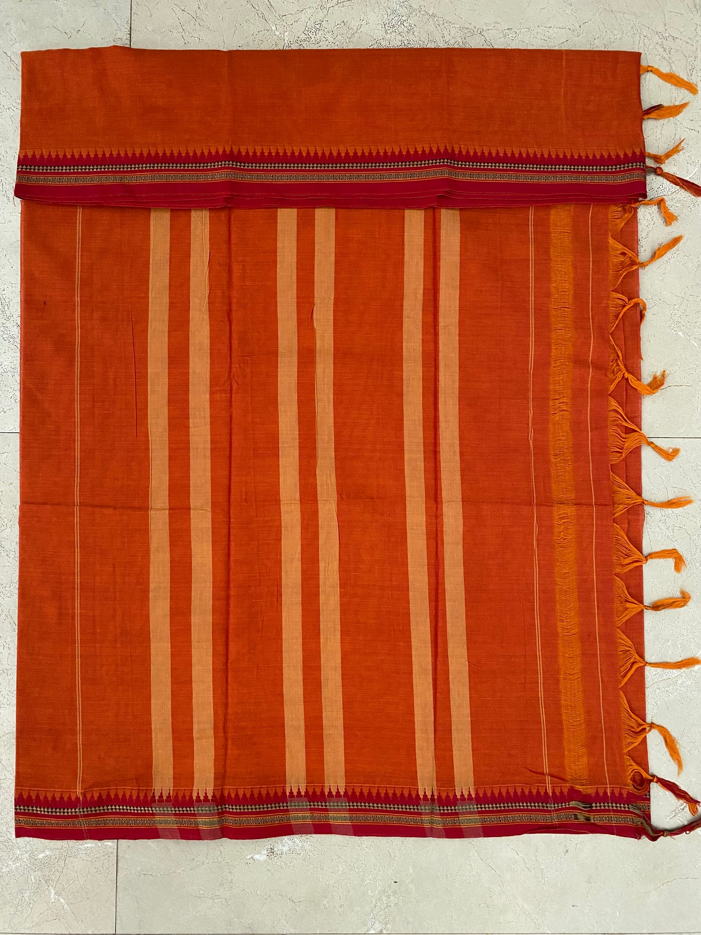 Vijaypura Narayanpet Border Cotton Saree - 01