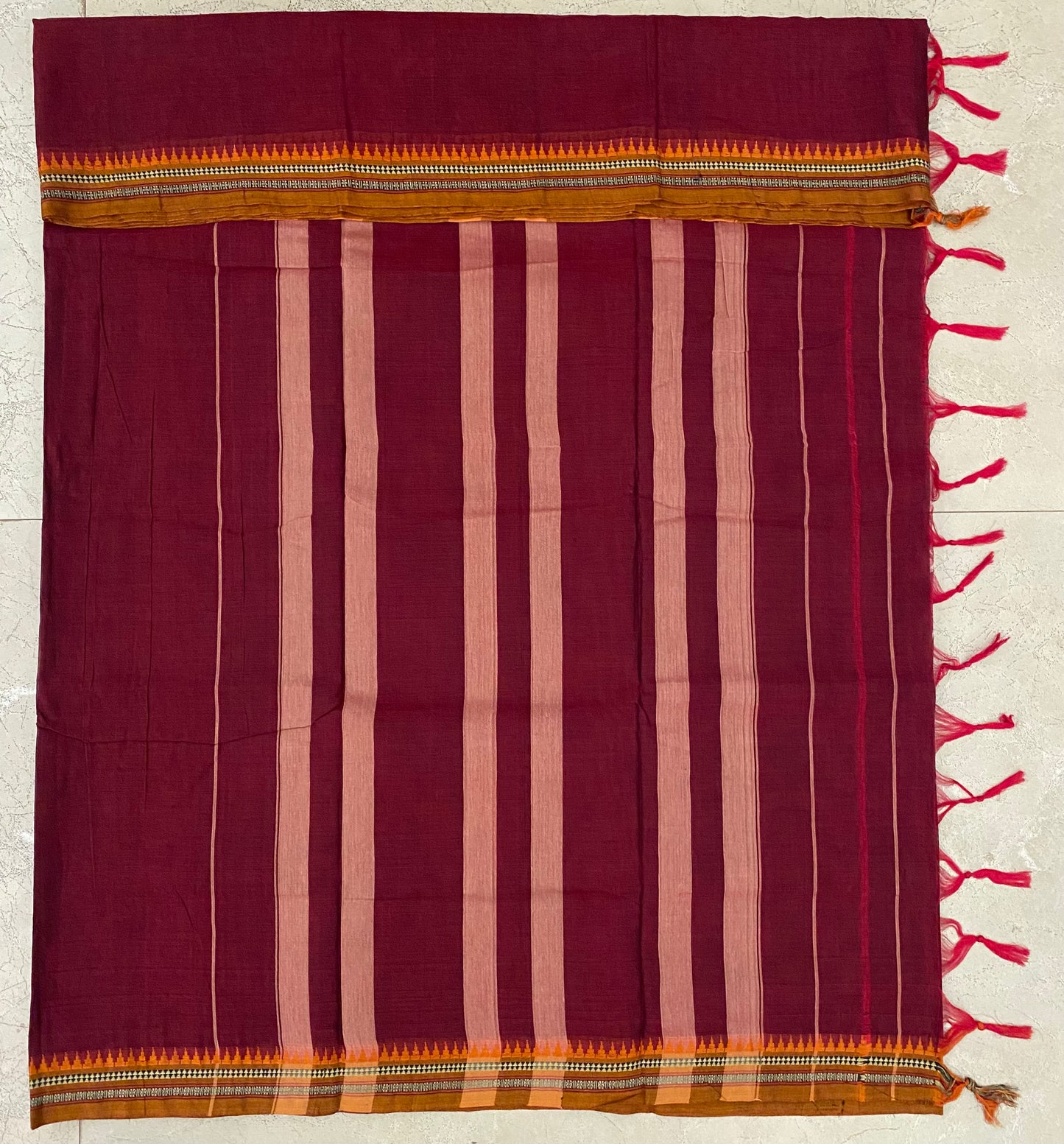 Vijaypura Narayanpet Border Cotton Saree - 03