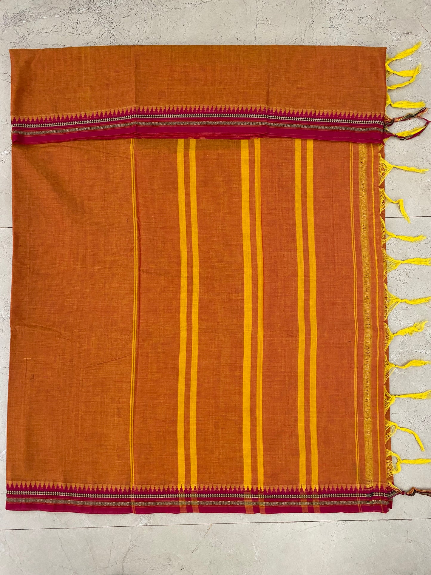 Vijaypura Narayanpet Border Cotton Saree - 06