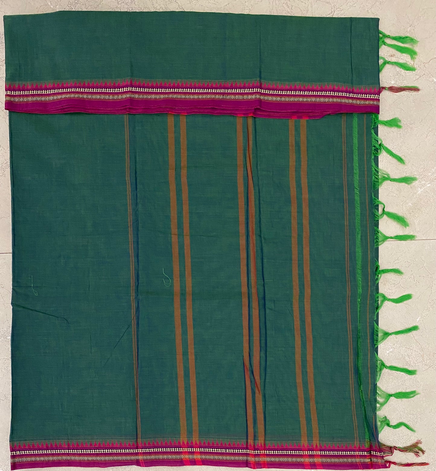 Vijaypura Narayanpet Border Cotton Saree - 09