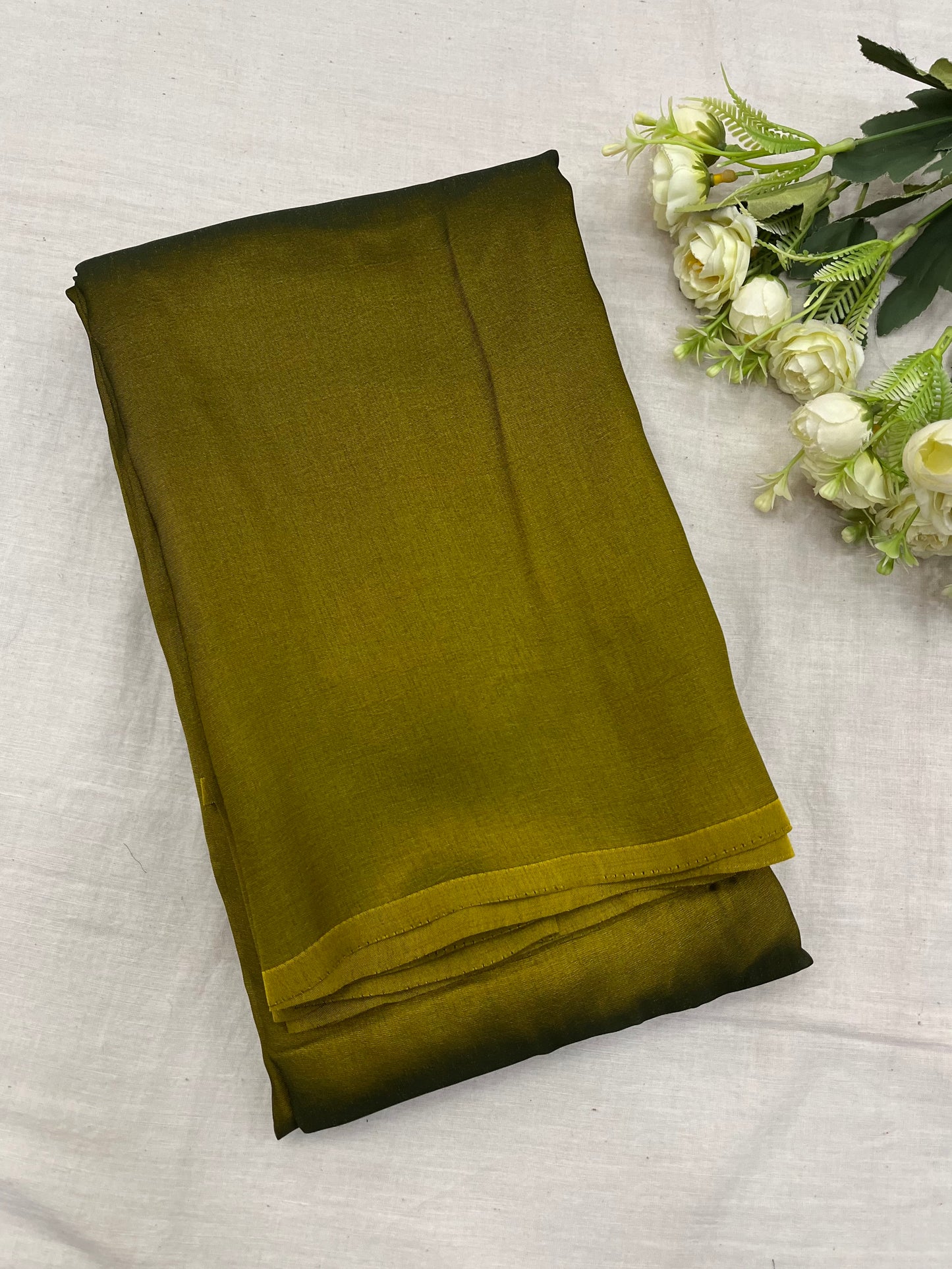 Olive Malai Silk Saree