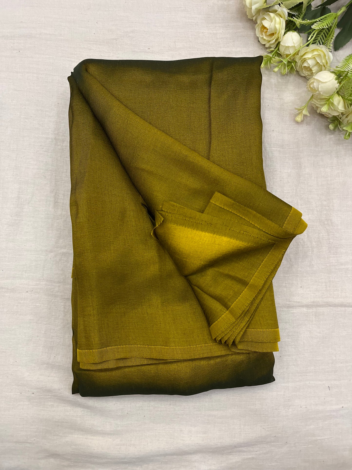 Olive Malai Silk Saree