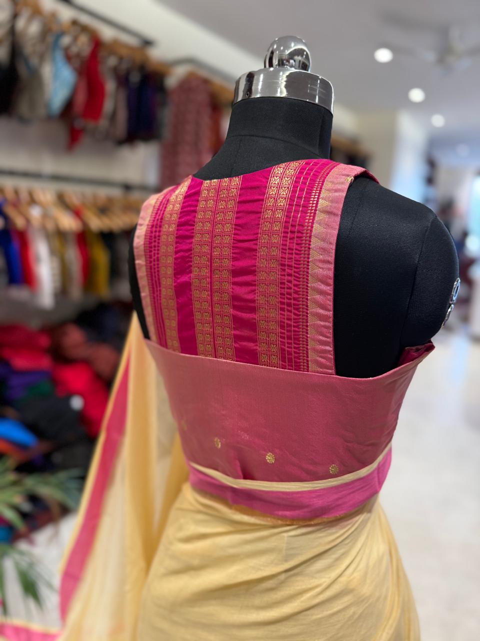 Narayani Butter Yellow Combo Set
